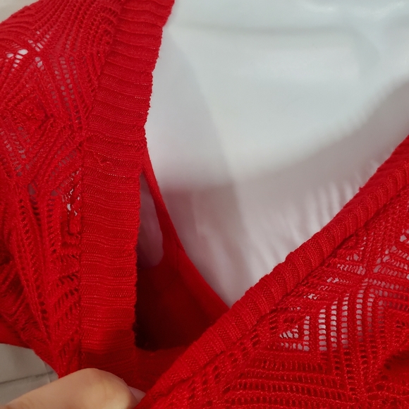 Ciel de Juno Red Bandage Dress - Picture 6 of 9